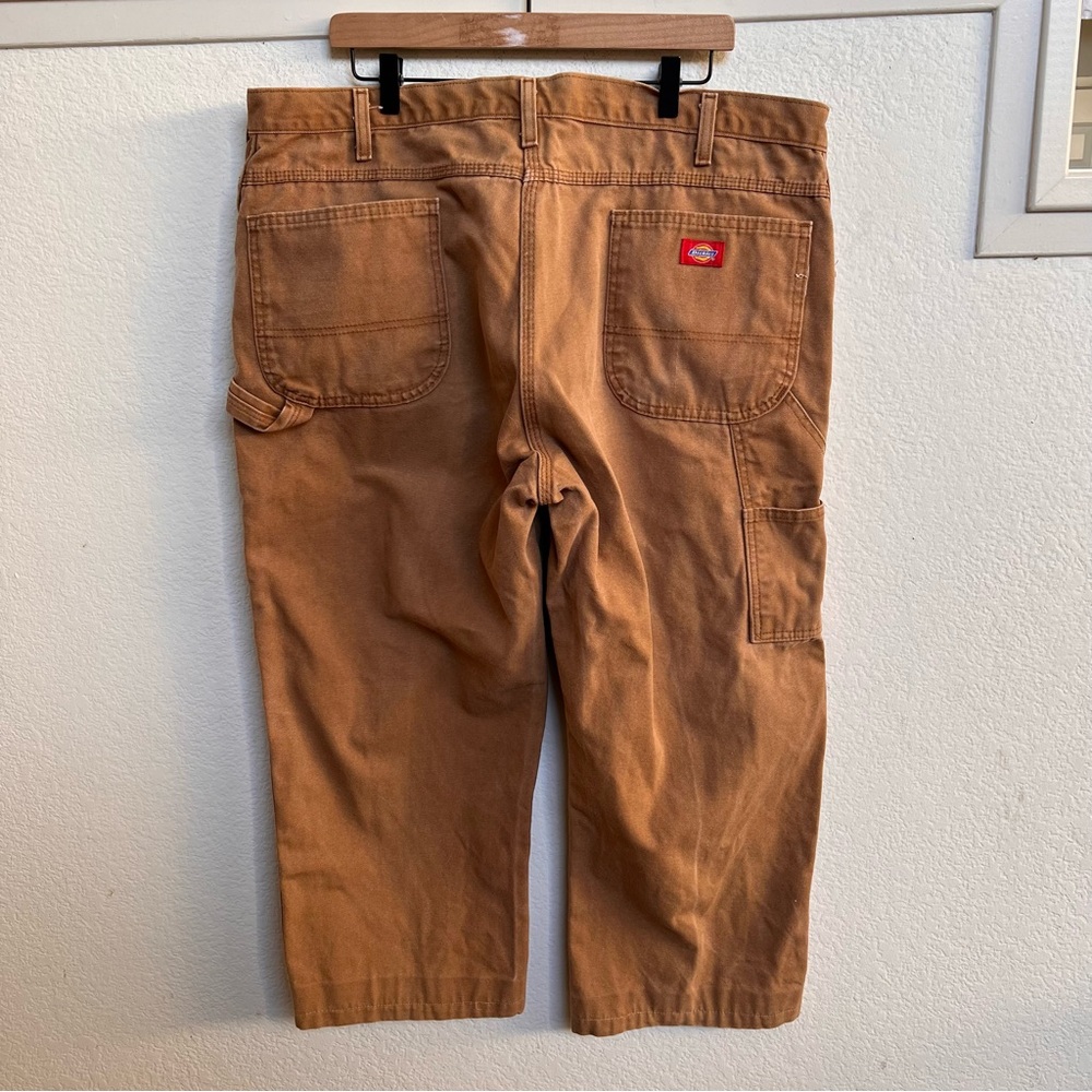 Dickies men's carpenter pants in a brown size 42x32
